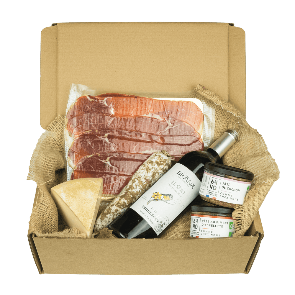 Cesta  gourmet del País Vasco