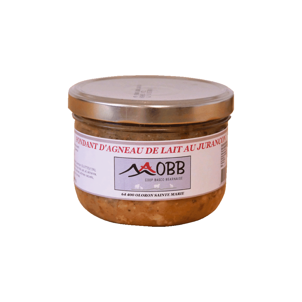 Fondant d'agneau de lait au Jurançon