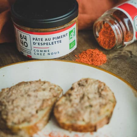 Pâté de cochon BIO au Piment d'Espelette
