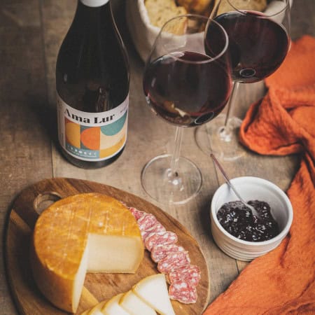 Organic red wine from Navarra "Ama Lur"