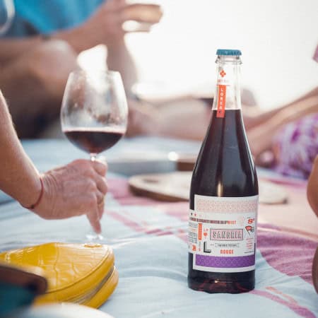 sangria rouge pétillante