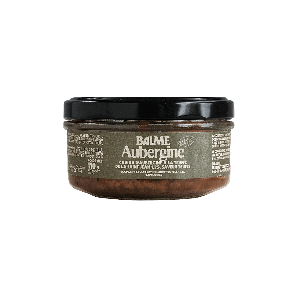 caviar d'aubergine à la truffe de la saint jean