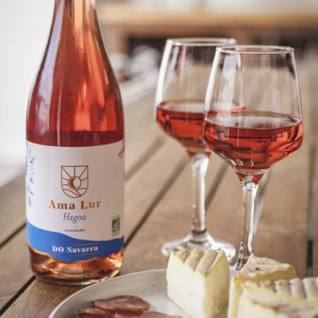 Organic rosé wine from...