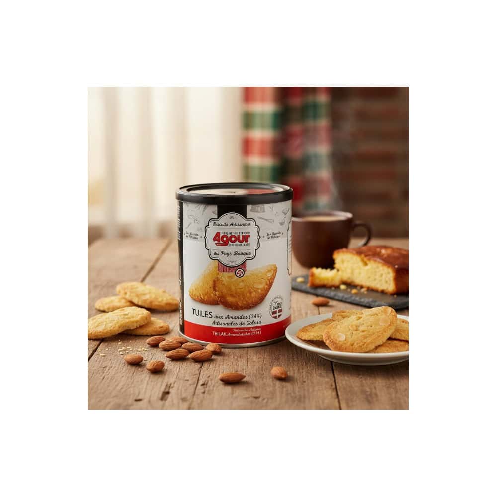 TUILES AUX AMANDES DE TOLOSA MAISONA GOUR ETXEA BISCUITS BASQUES