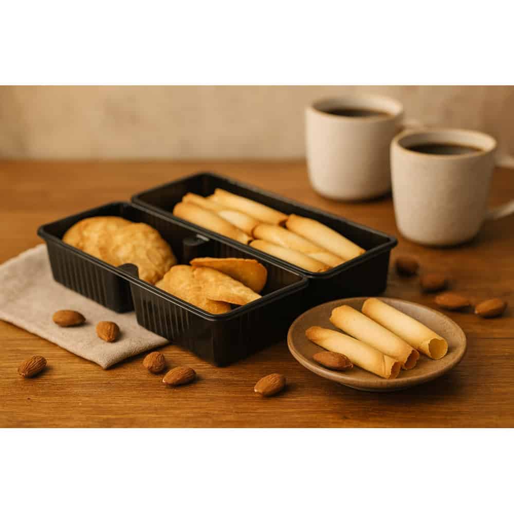 Coffret de tuiles et cigarillos artisanaux tolosa maison agour etxea
