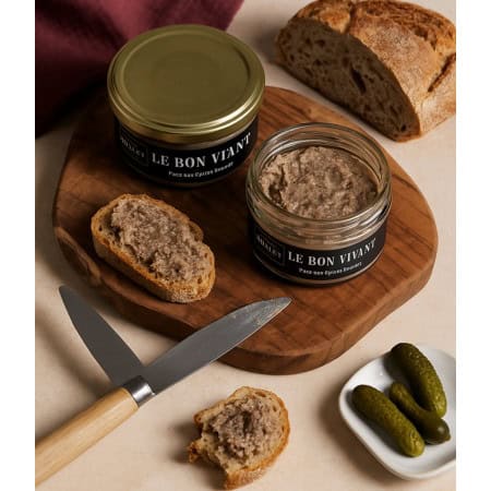 Pâté aux épices Rabelais Le Bon Vivant aromates apéritif maison agour etxea.