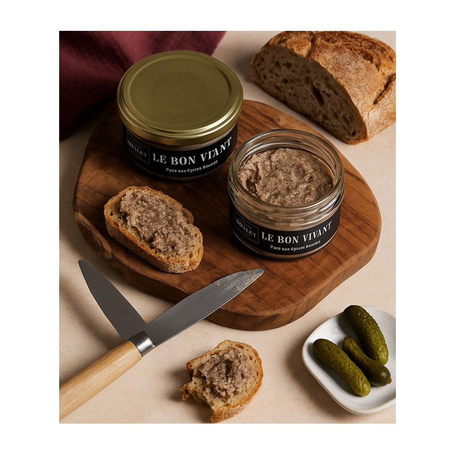 Pâté aux épices Rabelais Le Bon Vivant aromates apéritif maison agour etxea. Pâté aux épices Rabelais Le Bon Vivant aromates apéritif maison agour etxea.