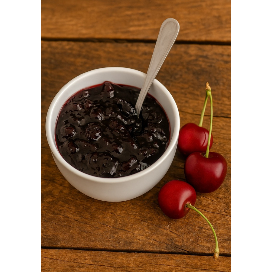 CONFITURE DE CERISES NOIRES RECETTE CONFITURE ARTISANALE PAYS BASQUE FROMAGERIE AGOUR