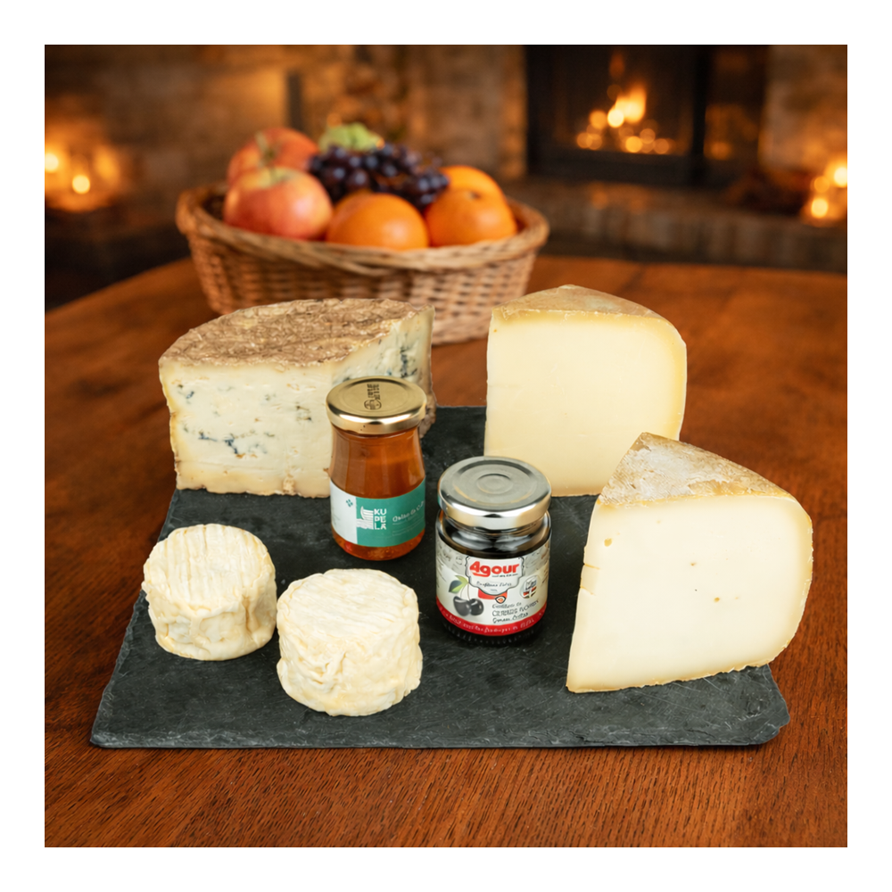 PLATEAU DE FROMAGES LIZARTZA FROMAGE MAISON AGOUR ETXEA LIVRAISON SELECTION FROMAGES EXCEPTION