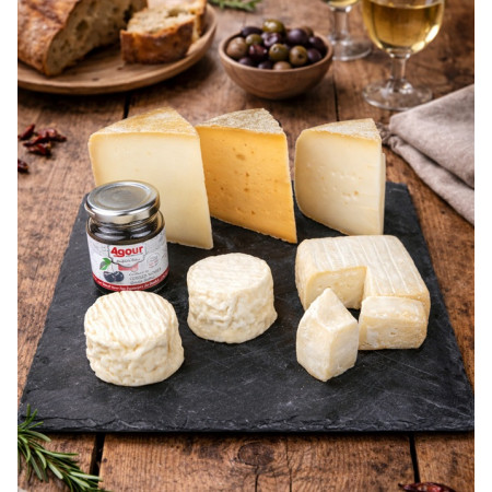 "Euskalduna" cheese platter