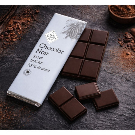 TABLETTE CHOCOLAT NOIR SANS...