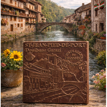 PLAQUE EN CHOCOLAT NOIR...