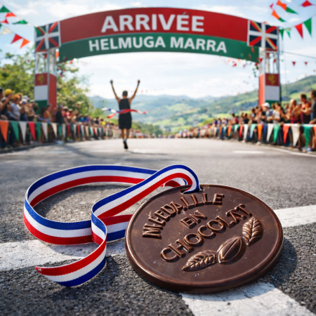 MÉDAILLE EN CHOCOLAT