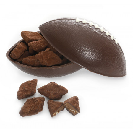 BALLON DE RUGBY CHOCOLAT ET...
