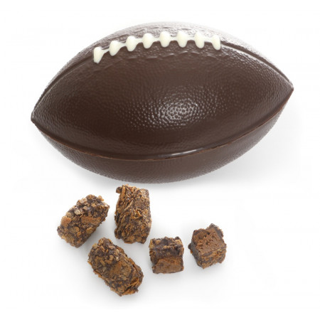 BALLON DE RUGBY CHOCOLAT ET...