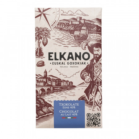 tablette chocolat au lait chocolat basque elkano maison agour etxea