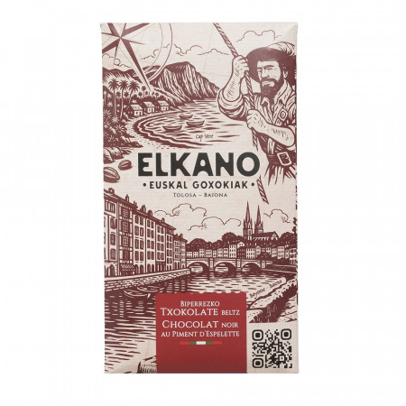 tablette chocolat noir piment espelette livraison chocolat basque maison agour etxea