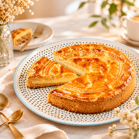 GÂTEAU BASQUE À LA CRÈME