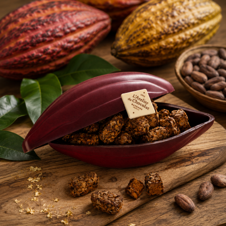 CABOSSE EN CHOCOLAT ET SA...