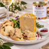 Bloc de Foie Gras de Canard nature fermeture table de fêtes