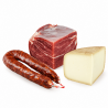 Pack Gourmand Basque fromage Ossau Iraty AOP Jambon de Bayonne IGP Txistorra Offerte cadeau basque