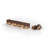 Chocolate nougat with caramel and salted almonds