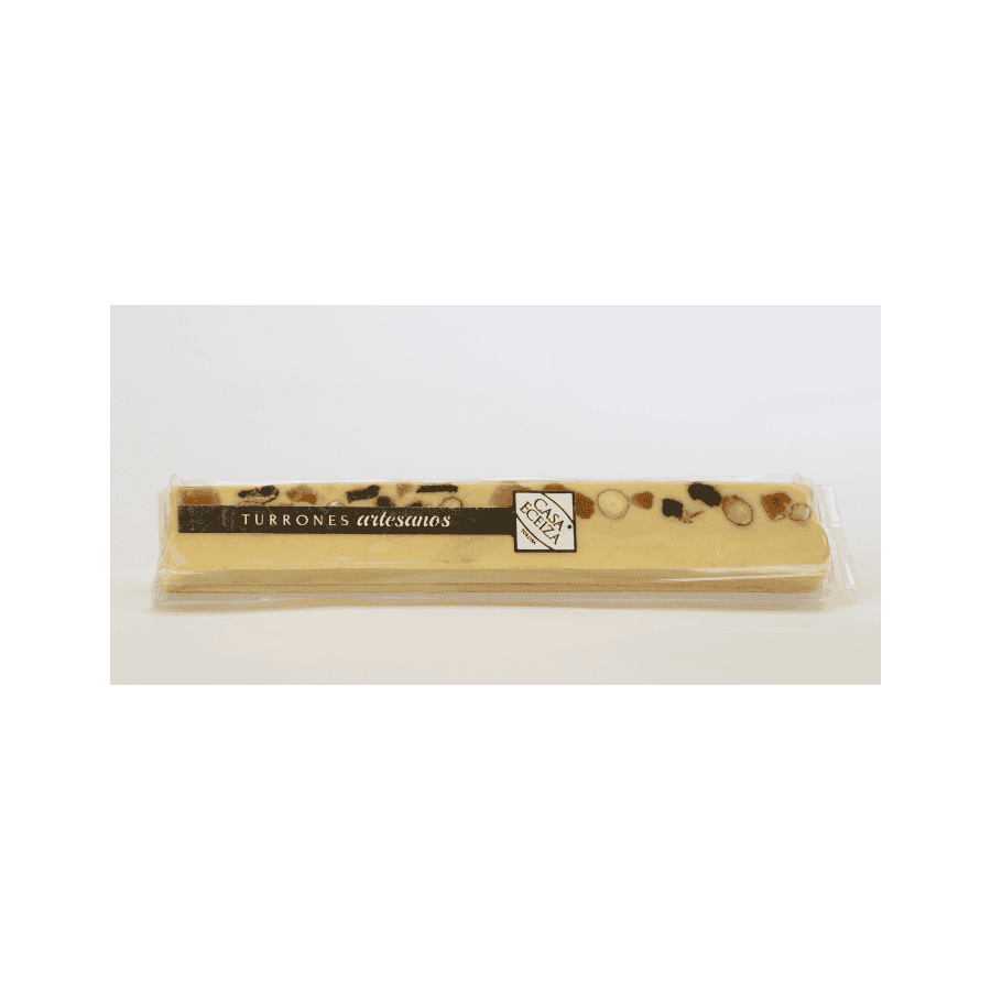 Turrón exótico de trufa blanca con lima y yuzu