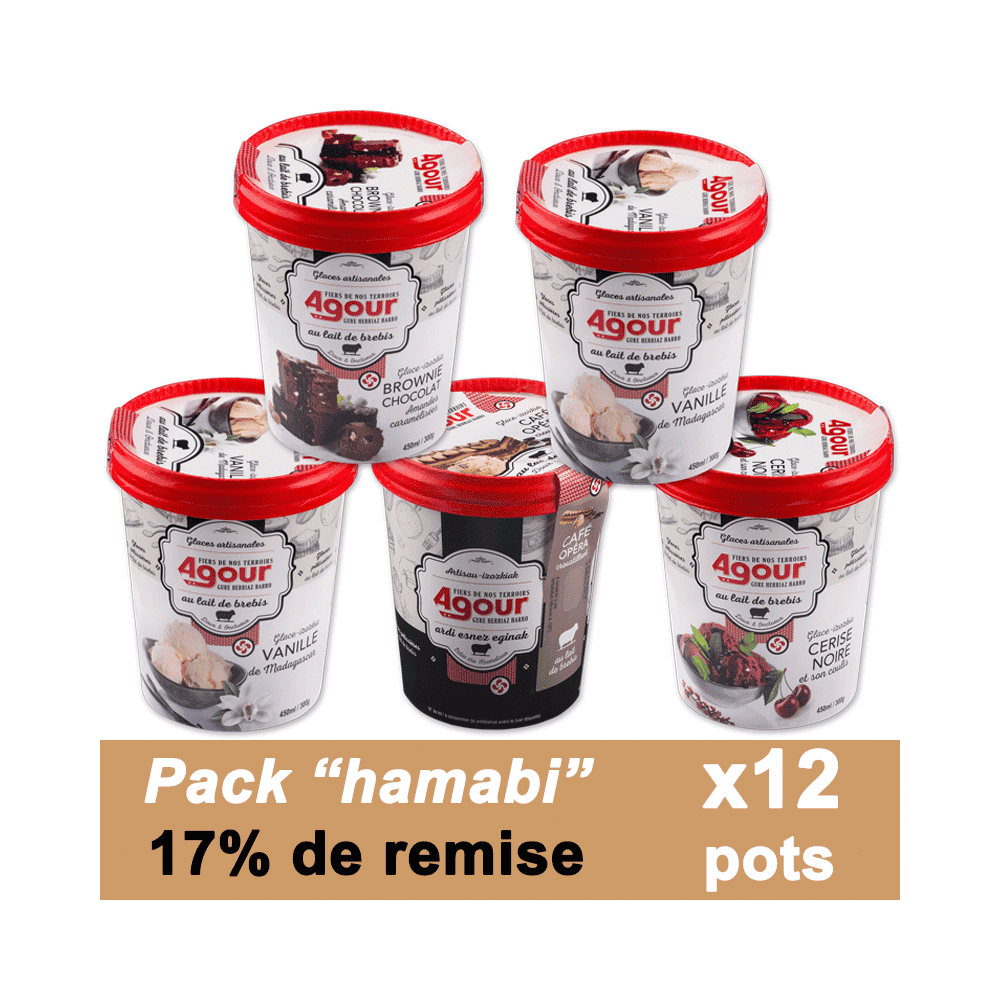 Pack 12 glaces Brebis - Port Offert -17%