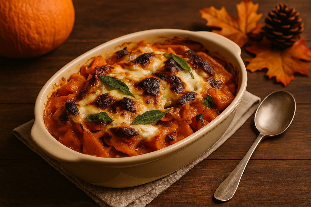 GRATIN DE POTIMARRON AU FROMAGE DE BREBIS