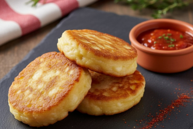 BEIGNETS DE FROMAGE AU PIMENT D’ESPELETTE
