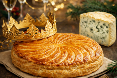 Galette des rois au Bleu de Brebis Urdina
