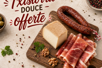 Pack Basque Maison Agour : Ossau-Iraty AOP, Jambon de Bayonne IGP et Txistorra Offerte